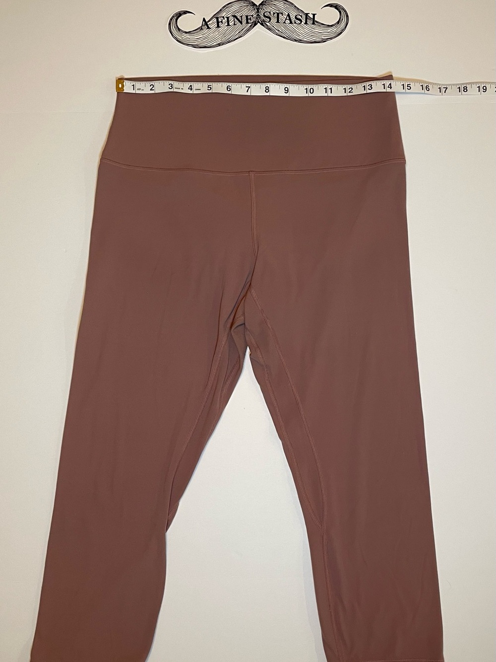 2017 Lululemon Align High Rise Crop Pink Leggings 10 Nulu